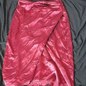 Abercrombie & Fitch Mid-Length Polyester Polka Dot Skirt